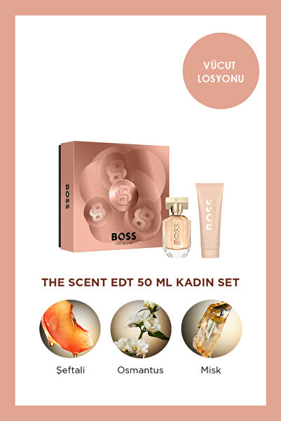 BOSS The Scent For Her EDP 50 ml Parfüm + EDP 75 ml Vücut Losyonu Kadın Parfüm Seti