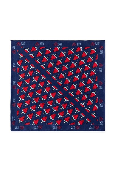 All We Need Is Pets Popsicle Mellon Blue Silk Bandana for Cats Dogs and Pet L...