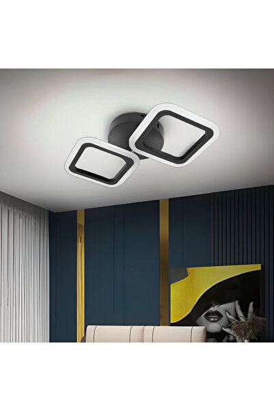 Alessandro DESIGN LED Chandelier PULSARIS 22 W, 2 Squares, Cold/Warm/Neutral ...