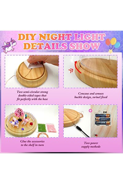 NALACAL Unicorn DIY Night Light Kit - USB Upgrade Edition (NALACAL)