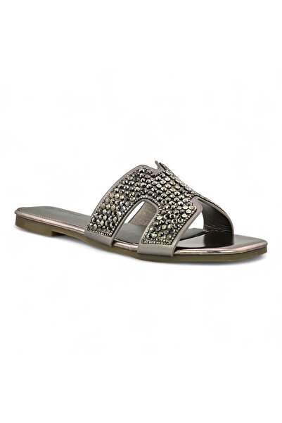 Sunrise Crystal Embellished Flat Sandal