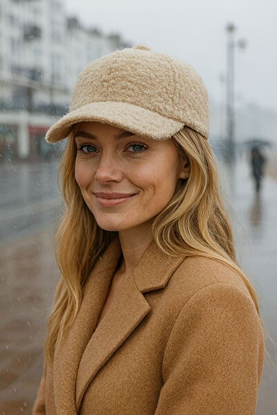 BALIENTE Γυναικείο καπέλο Ecru Kılçıllı