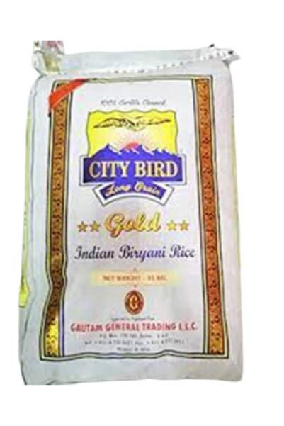 ALİA أرز برياني سيلفر بيرد الهندي (رقم 1) 35 كجم، عبوة من 10 قطع