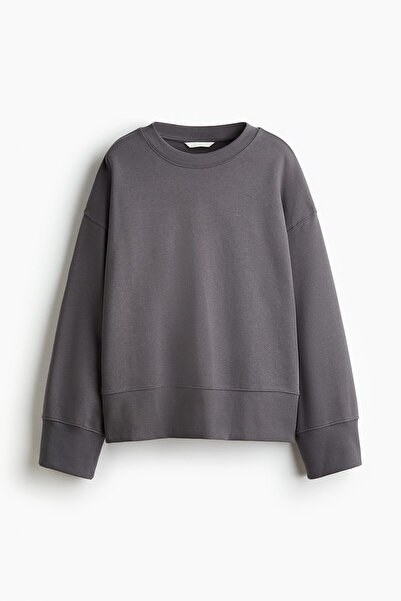 H&M Pamuklu Oversize Sweatshirt