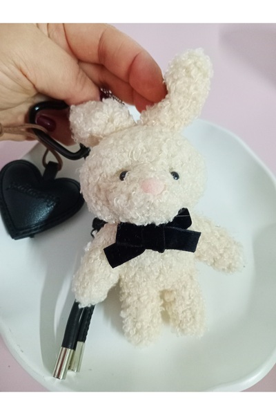 mos&more Bunny Rabbit Bag Ornament Accessory Keychain, Car Ornament, Bag Charm