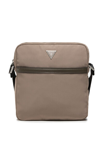 Guess Nylon și piele, Geantă crossbody din material textil, HMCERN, 21,5 x 21...