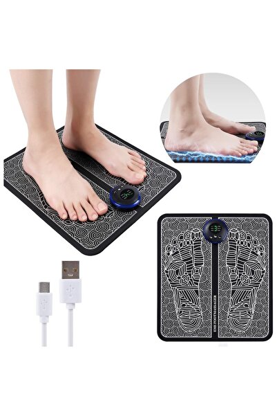 OEM Electric Foot Massager, Portable, USB Rechargeable, Black