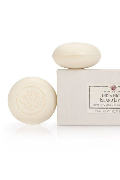 crabtree evelyn Set Duo, Crabtree & Evelyn, India Hicks Island Living, Hydrating, Soap Bar, 2 pcs, 100 g