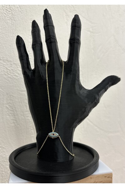 ela jewelry Zircon Stone Blue Eye Charm Şahmeran