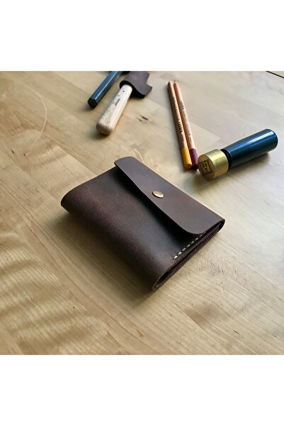 oztcraftjewelry Katlanır Deri Cüzdan