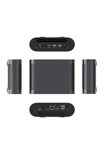 AiWoks 8C16T Ryzen7 8845HS 5.1Ghz AW MiniPC 32GB RAM 2TB 7000MBs SSD 2.8Ghz 4Display WIFI6 Win11 Pro 2YWty