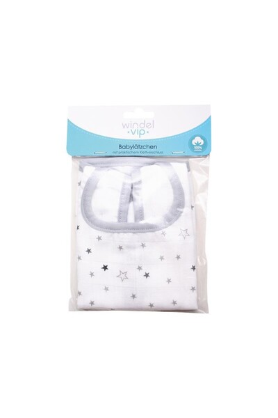 Karl Hausmann Bavetă din muselină de bumbac cu legături STAR 25 x 41 cm