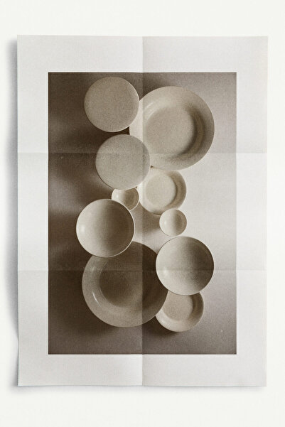 H&M Alacalı Büyük Servis Kasesi