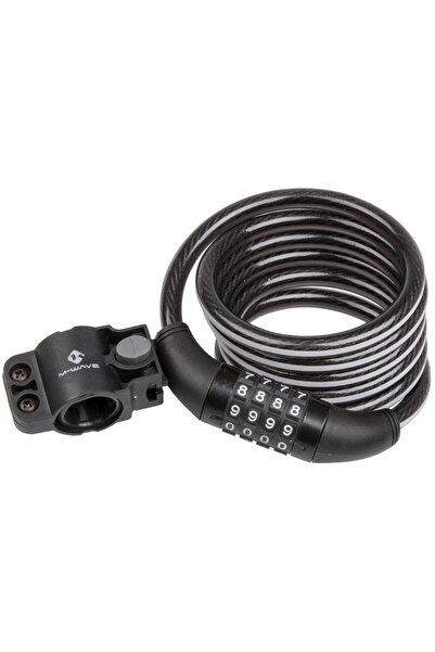 M-wave Lacăt antifurt pentru bicicletă, spirală, 10 mm, cu reflexe