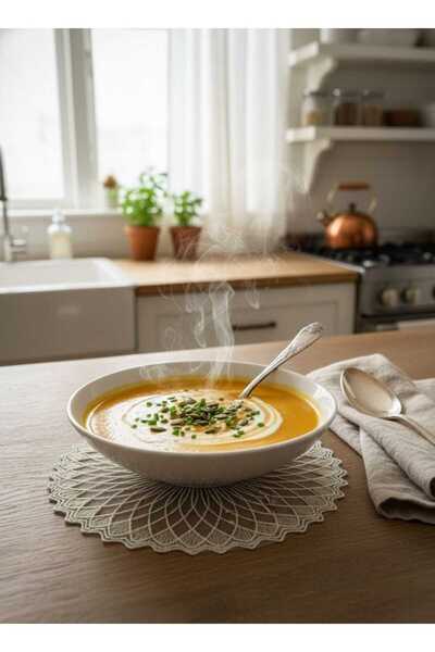 Findify Store 6 Pieces Presentation Napkins, Cocktail Napkins, Coffee Side Presentation Napkins, Presentation Holder, Coasters 16 cm