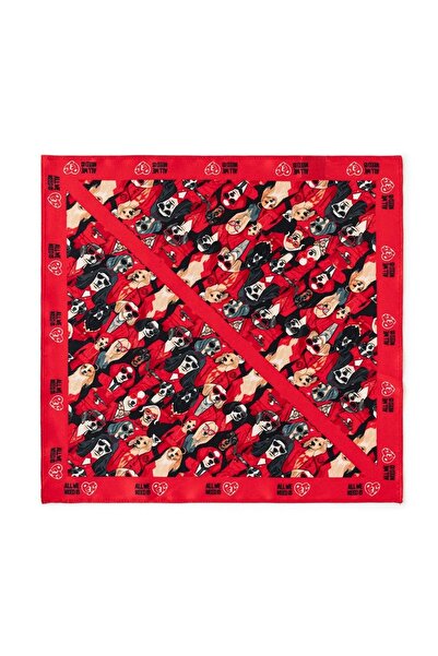 All We Need Is Pets Red Obsession Red Silk Bandana for Dogs and Pet Lovers