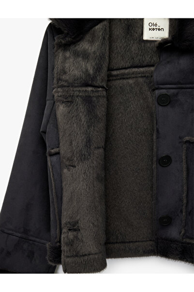 Koton Μακρυμάνικο πουκάμισο με κουμπιά και γιακά