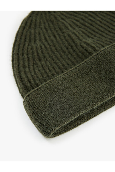 Koton Basic Corded Fabric Beret