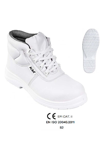 Coverguard Light protective boots S2, white, composite toe, microfibre, waterproof, SRC slip-resistant sole