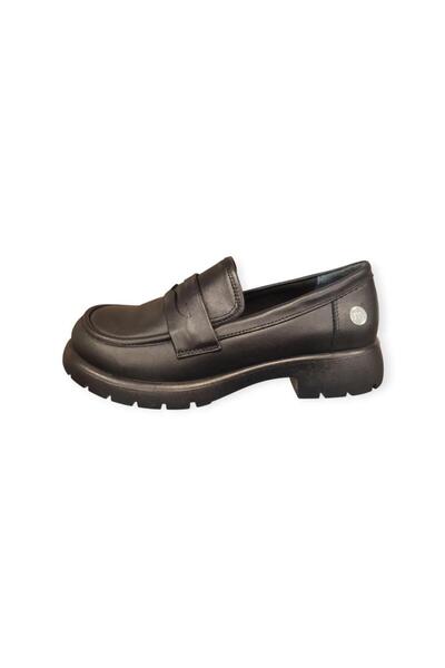Mammamia D25KA-795 KADIN LOAFER DERİ AYAKKABI