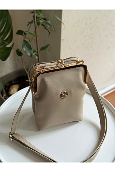 Bagnest Clip-On Three-Eye Faux Leather Women's Shoulder Bag