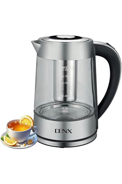 Denx Dxglass 1.8L Glass Electric Kettle, Fast Boiling, 1500W