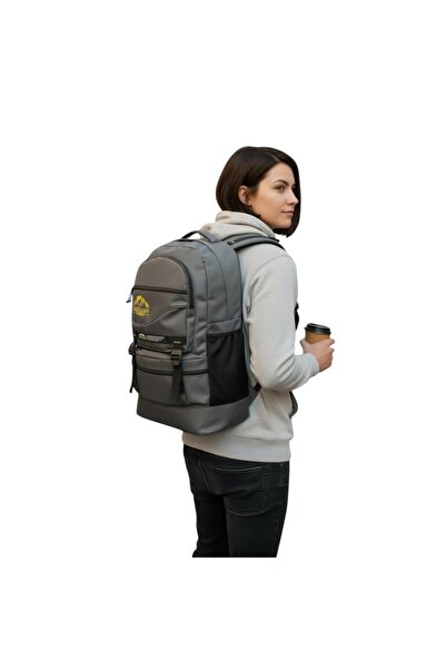 FARMAFA Bellows Mountaineer and Travel 65 Liter Backpack Color Gray