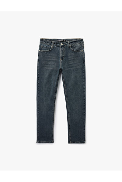 Koton Τζιν παντελόνι κανονικής μέσης βαμβακερή λεπτή εφαρμογή - Brad Jean