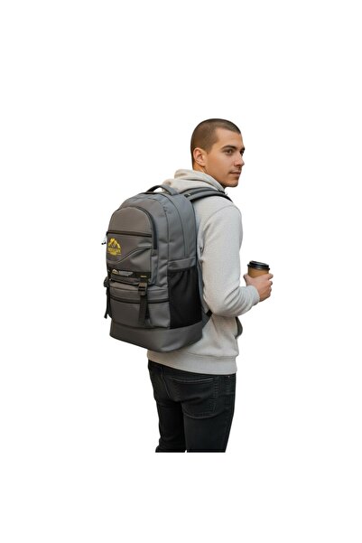 FARMAFA Bellows Mountaineer and Travel 65 Liter Backpack Color Gray