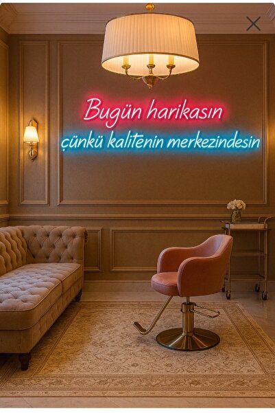 Extremmotif Bugün harikasın çünkü kalitenin merkezindesin Neon Led Neon Tabela