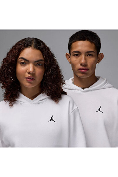 Nike Jordan Brooklyn Fleece Po Men's White Sweatshirt