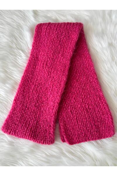 A&D HANDMADE Hand Knitted Moher Wool Yarn Women's Scarf 200 cm