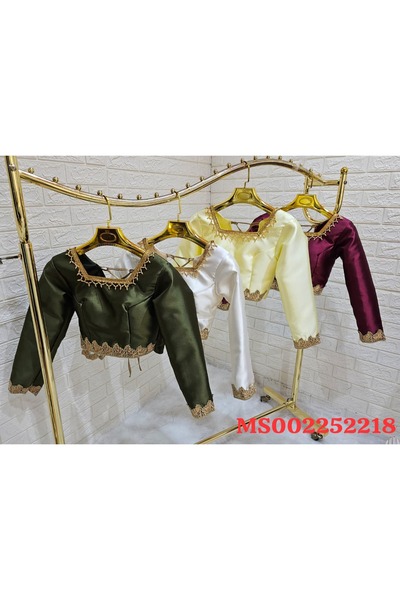 Without You طقم ملابس نسائية تقليدية يتكون من بلوزات قصيرة بأكمام طويلة وتنان...