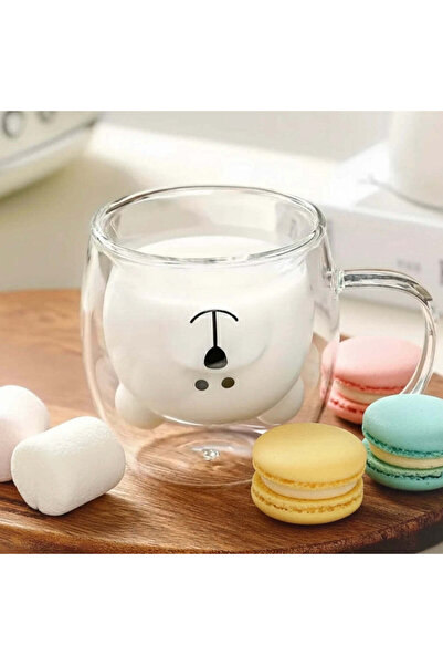 dealshopromania Σετ 6 θερμομονωτικών γυάλινων φλιτζανιών καφέ με διπλά τοιχώμ...