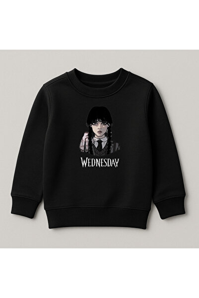 SVART WEAR Сряда Печатна велосипедна яка 100% памук Детска суитшърт