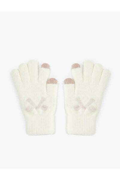 Koton Bow Detailed Knitwear Gloves