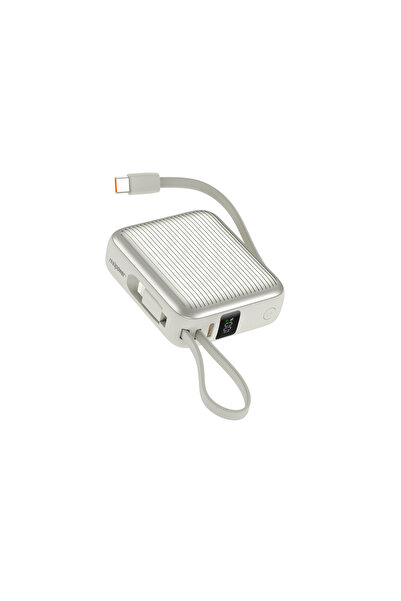 realpower 10000mAh Powerbank 22.5W Kablolu ve Led Display