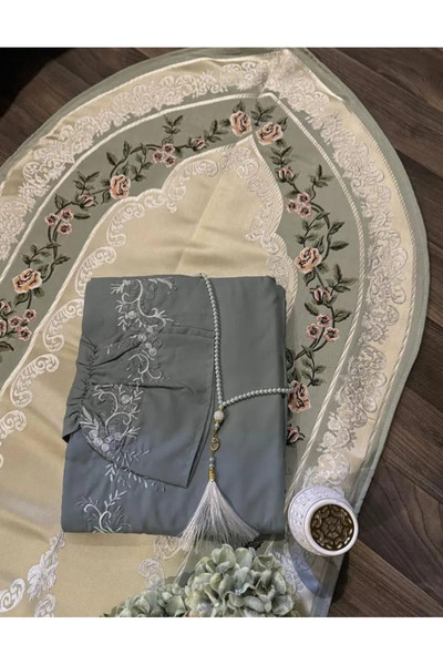 GENERAL مجموعة لافندر حصرية، سجادة صلاة مع ثوب صلاة،