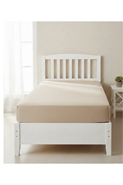 Manora 100% Cotton Single Elastic Soft Colored Sheet 100X200+30 cm