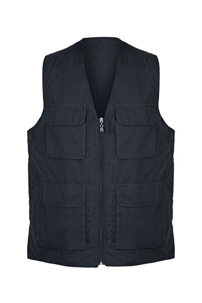 HAMİTOGULLARI Summer Dark Blue Vest