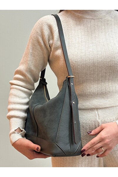 MaVaux Moka 100% Genuine Leather Stylish Detailed Shoulder Bag