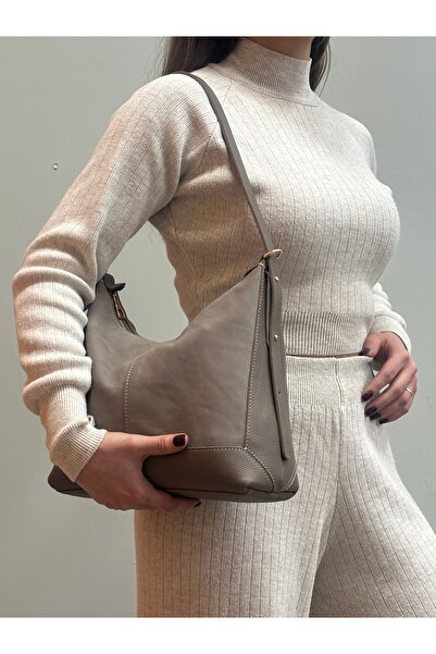 MaVaux Moka 100% Genuine Leather Stylish Detailed Shoulder Bag