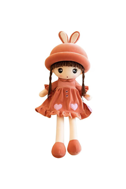 Krista Păpușă mare de pluș din catifea de 45 cm, cântând Are mama o fetiță, coral