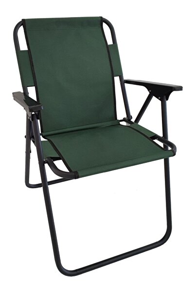 Ege Ev Ürünleri LUX Plaj/Piknik Sandalyesi - Plastik Kollu - Yeşil