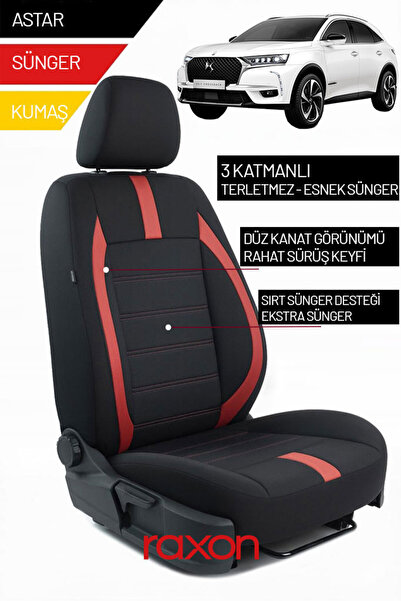 Raxon غطاء مقعد السيارة من الريش التايلاندي متوافق مع السيارات ذات المقاعد 2+...