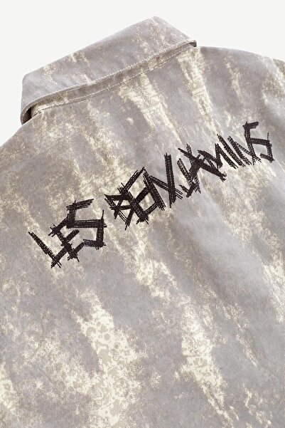 LES BENJAMINS "Carpet" Men's Velvet Denim Jacket