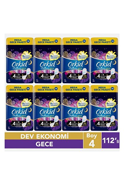 Orkid Platinum Ped Hijyenik Gece Extra 112 Adet Anne Kız Paketi (56X2)