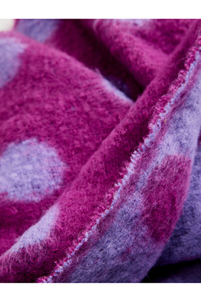 Koton Eșarfă lungă cu textura moale cu ciucuri cu buline