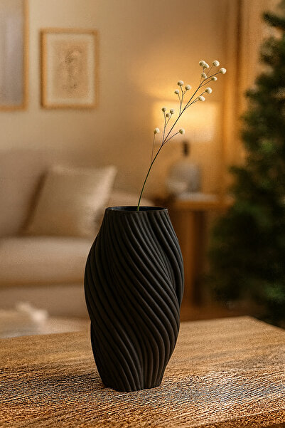 DOAN HOME Modern Spiral Tasarım Dekoratif Vazo