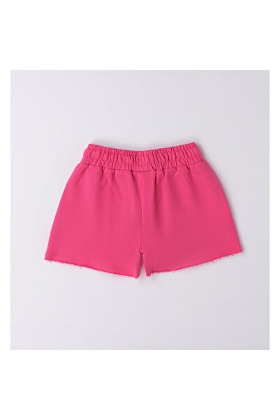 İDO I Do - Plain shorts for girls, 4.6764, Fuchsia, 92-98 cm